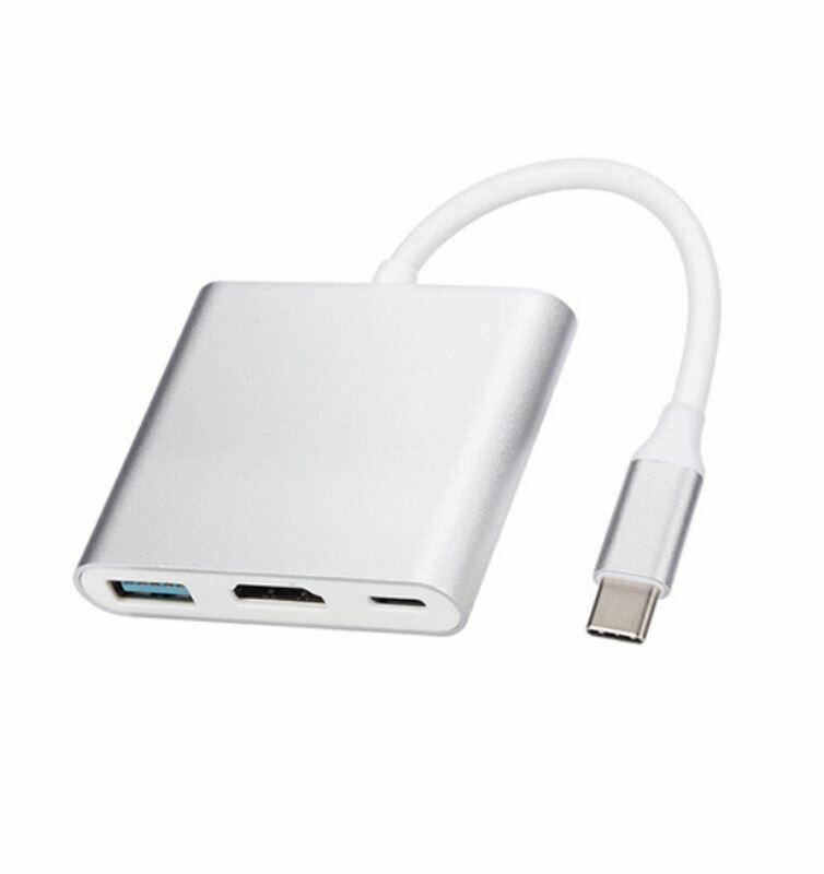 Многофункциональная докстанция TypeC с портами USB 30 для ноутбуков настольных компьютеров планшетов и мобильных