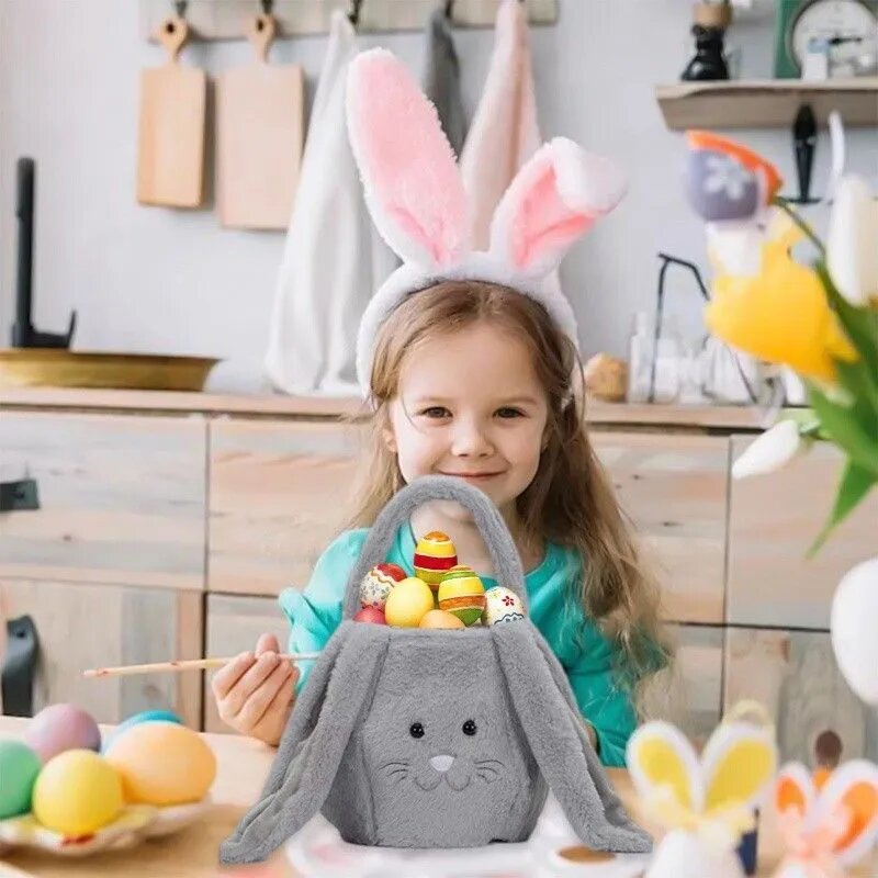 Сумки С Длинными Ушами appy Easter unny, Корзина Для Пасхальных Яиц, Сумка Для Хранения Детских Подарков