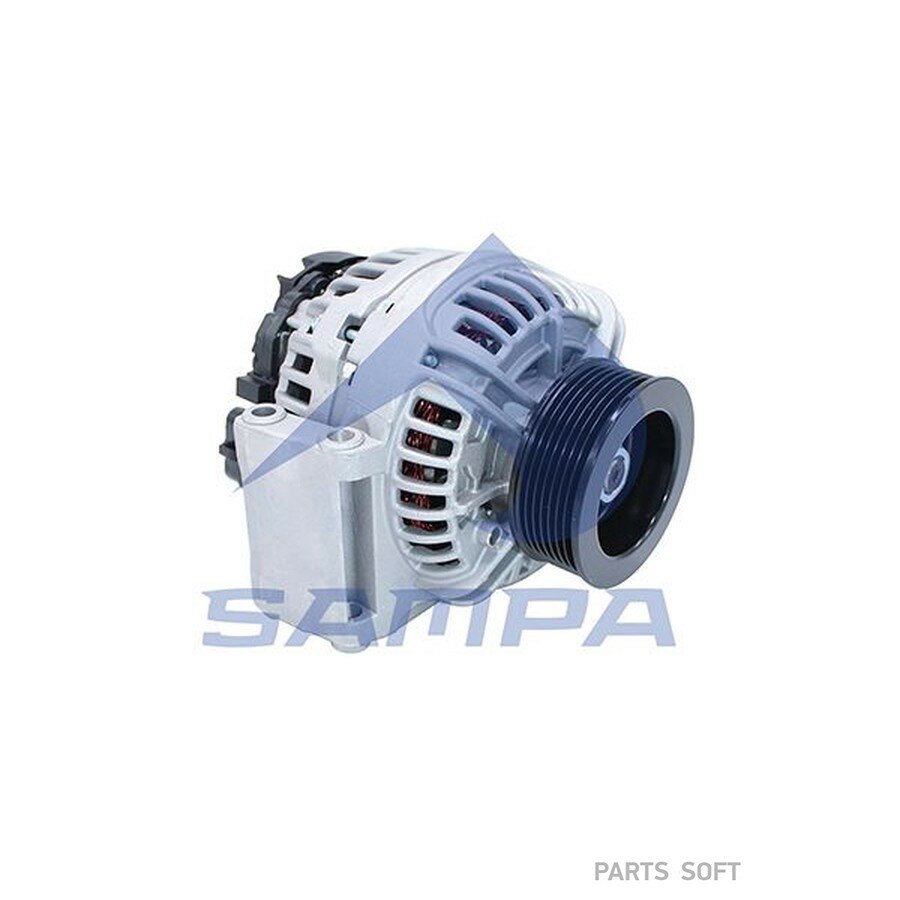 Генератор 28V, 80А DAF CF85IVXF105 от официального дистрибьютора, SAMPA, артикул 052104