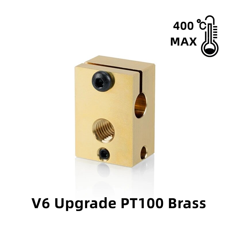 Нагревательный блок V6 PT100 Brass