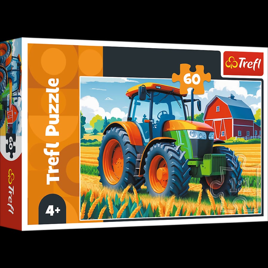 Пазл Trefl Puzzle Trefl, Транспорт фермера, 60 элементов, 330x220 мм