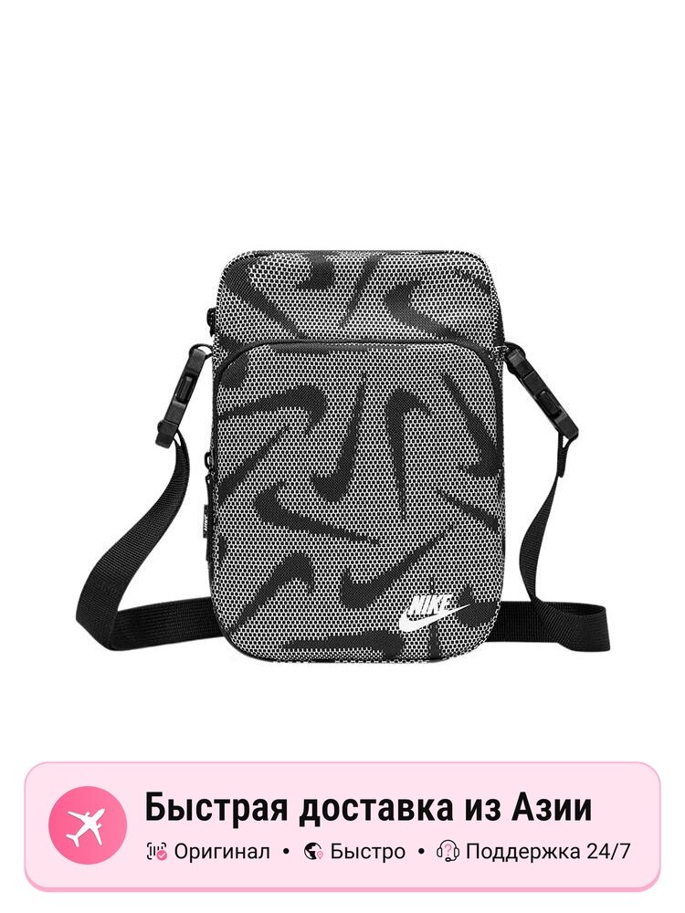 Сумка NIKE Nike черная и белая Regular