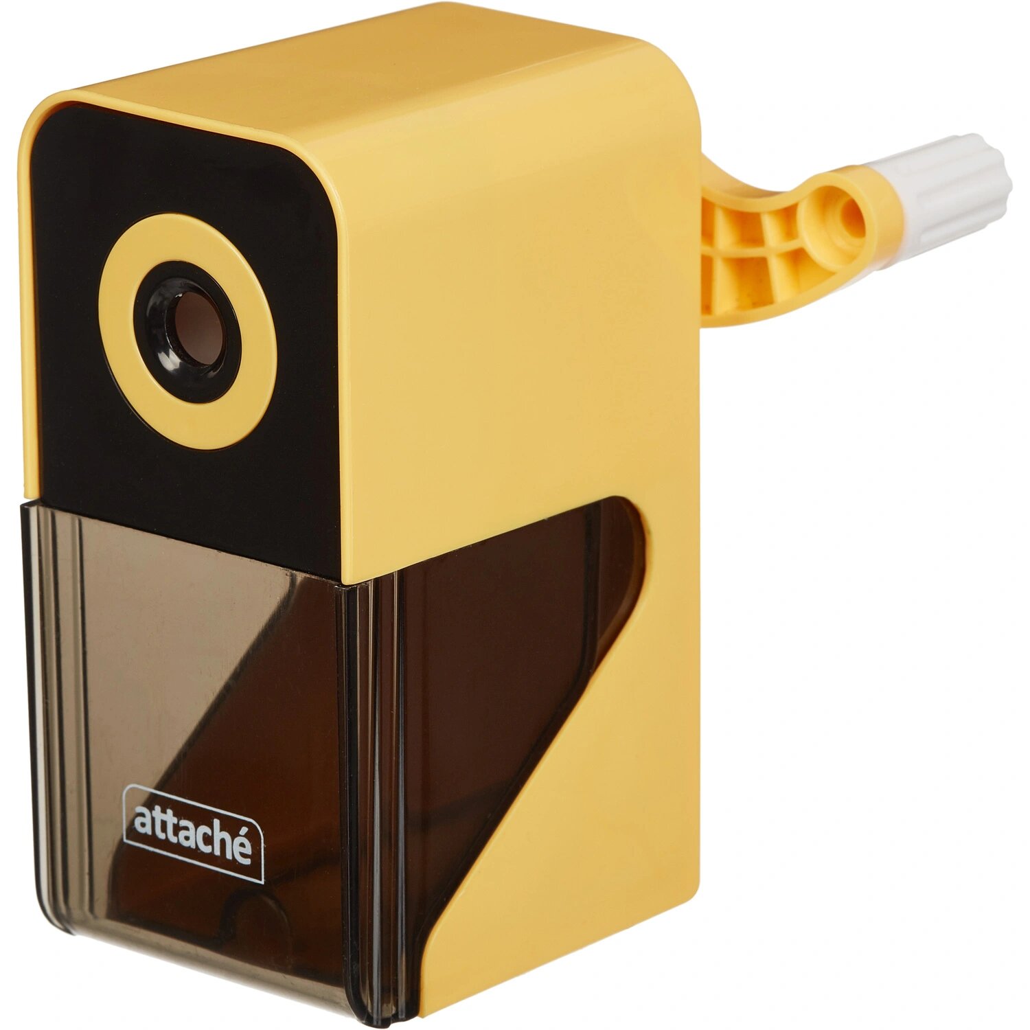 Attache Точилка механическая для карандашей Attache Bright Colours желтый корпус