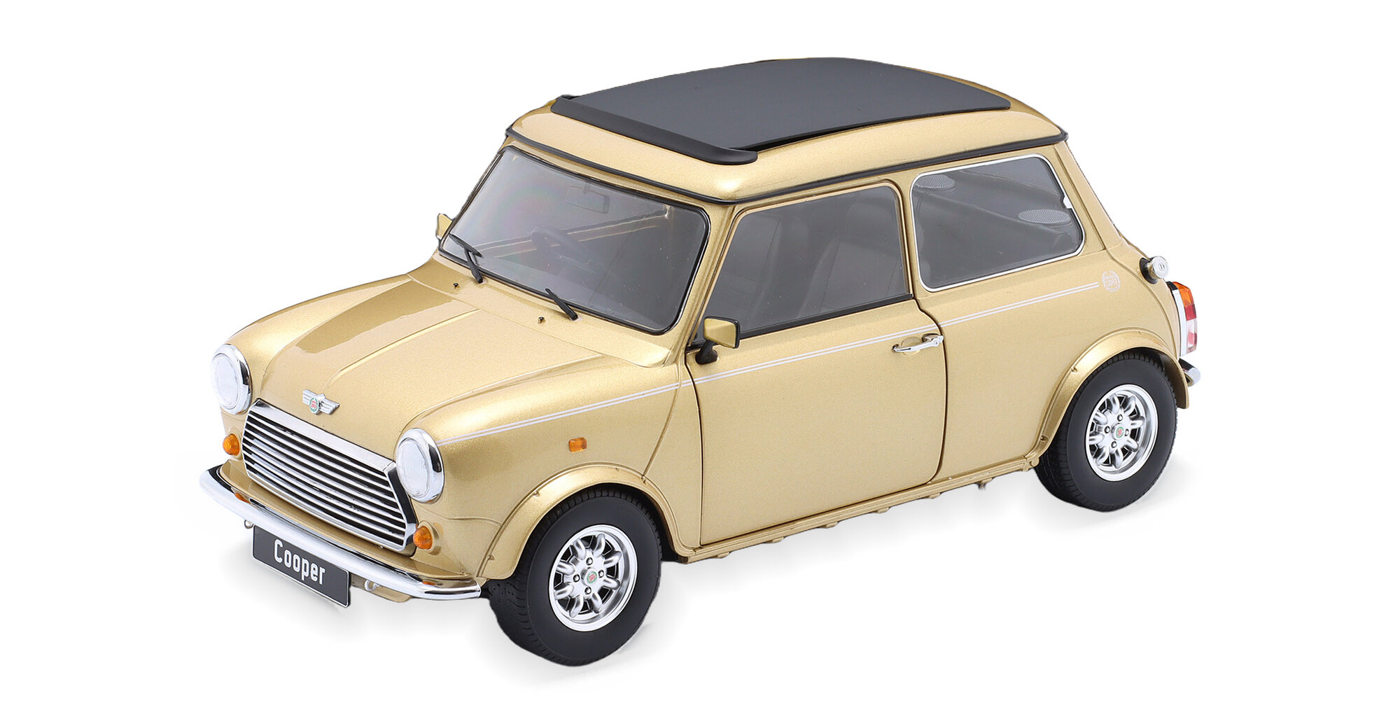 Модель коллекционная KK-SCALE Mini cooper with sunroof rhd golden metallic