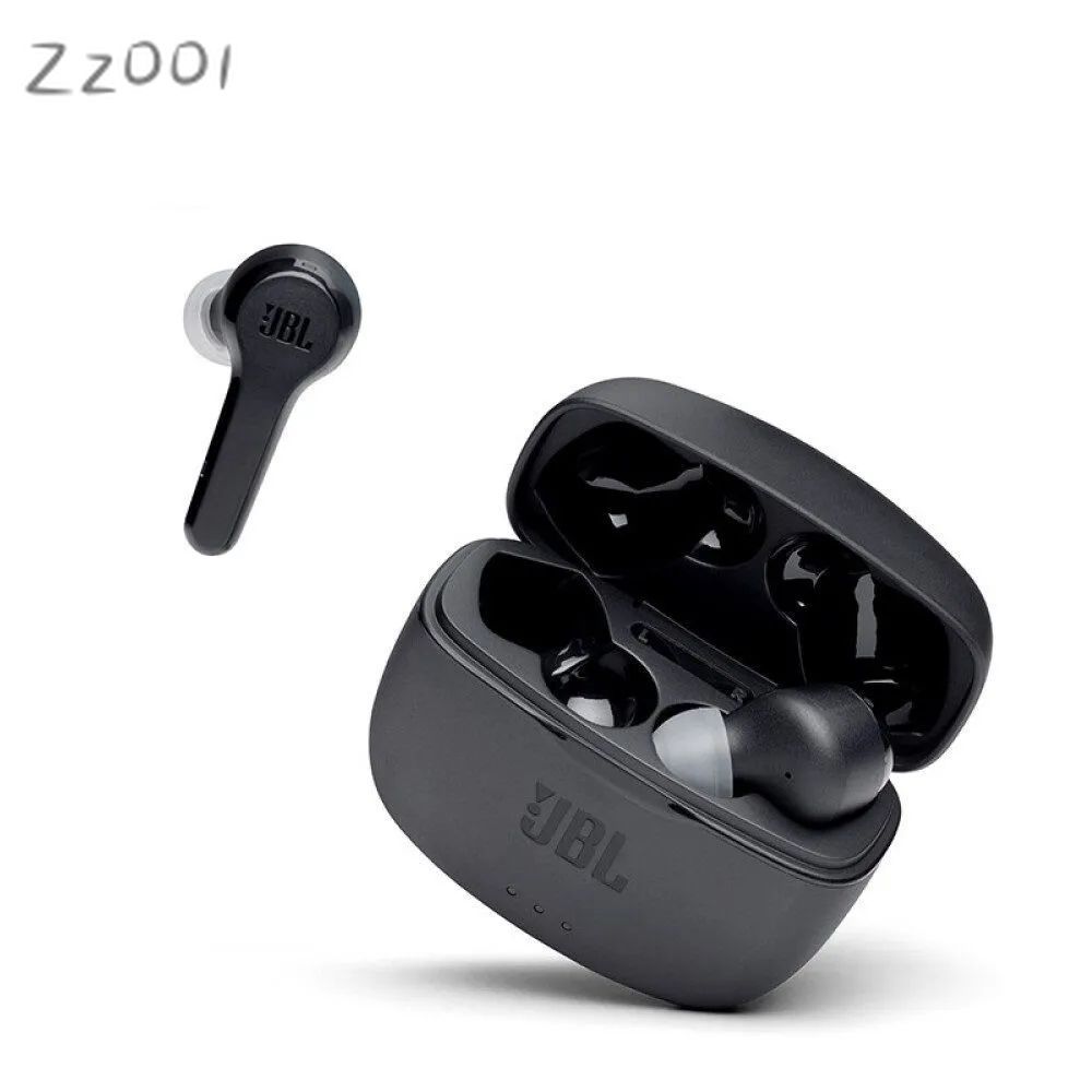 Наушники беспроводные с микрофоном JBL Tune 215TWS, Bluetooth, USB Type-C, черный