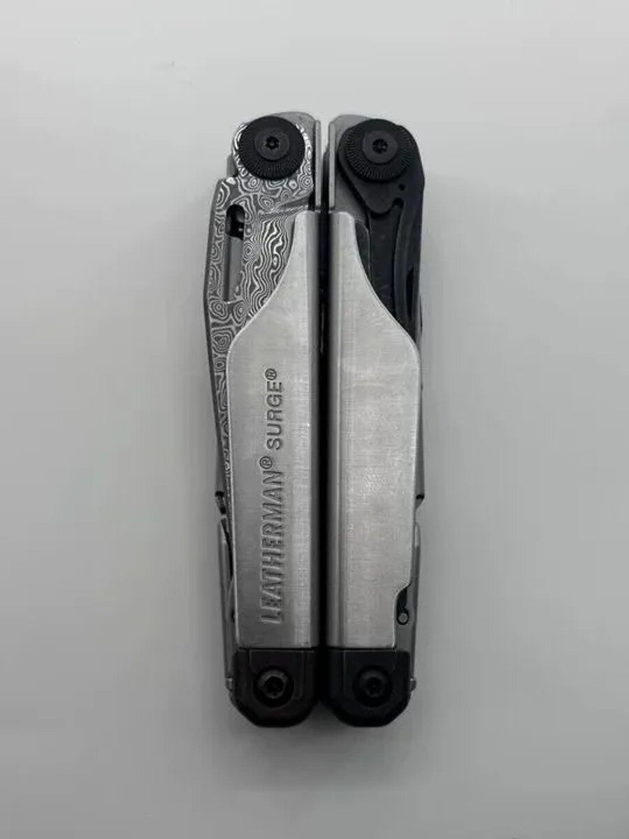 Сменное лезвие из дамасской стали VG10 для мультитула Leatherman Surge