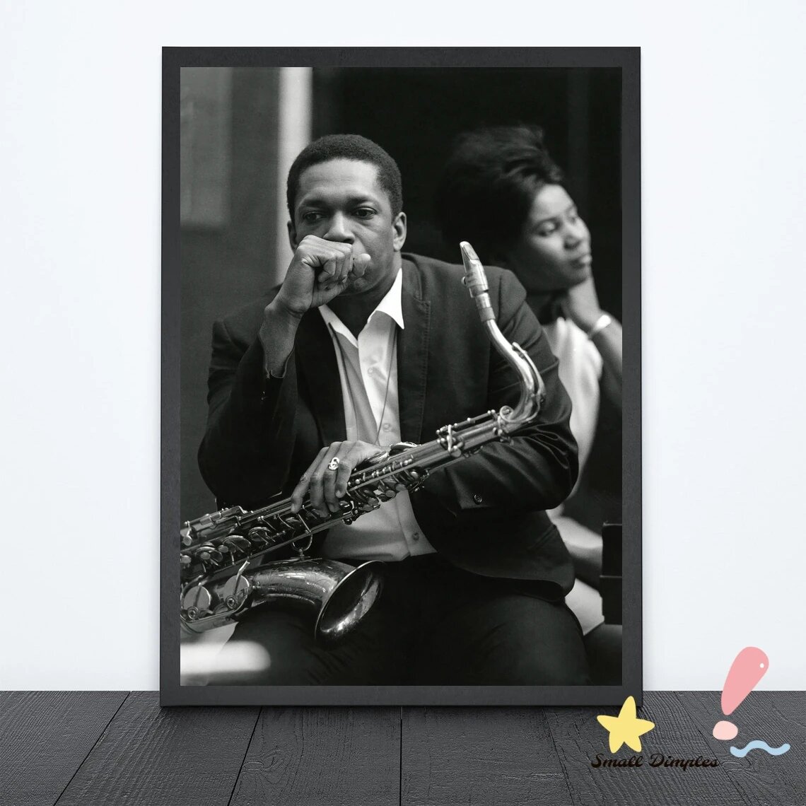 Картина John Coltrane Холст A3 - 30x42 CM