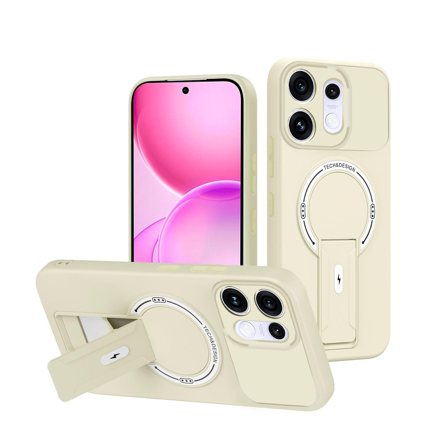 Чехол для телефона OPPO Reno16 / Reno 16 Pro 5G, приятный на ощупь, совместим с Magsafe