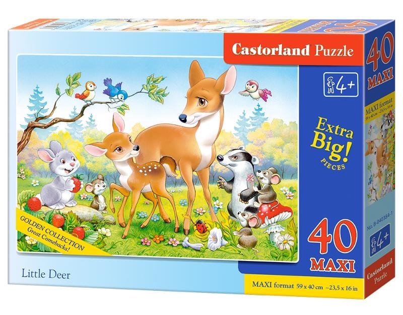 Пазл Castorland Castor Little Deer, макси, 40 элементов