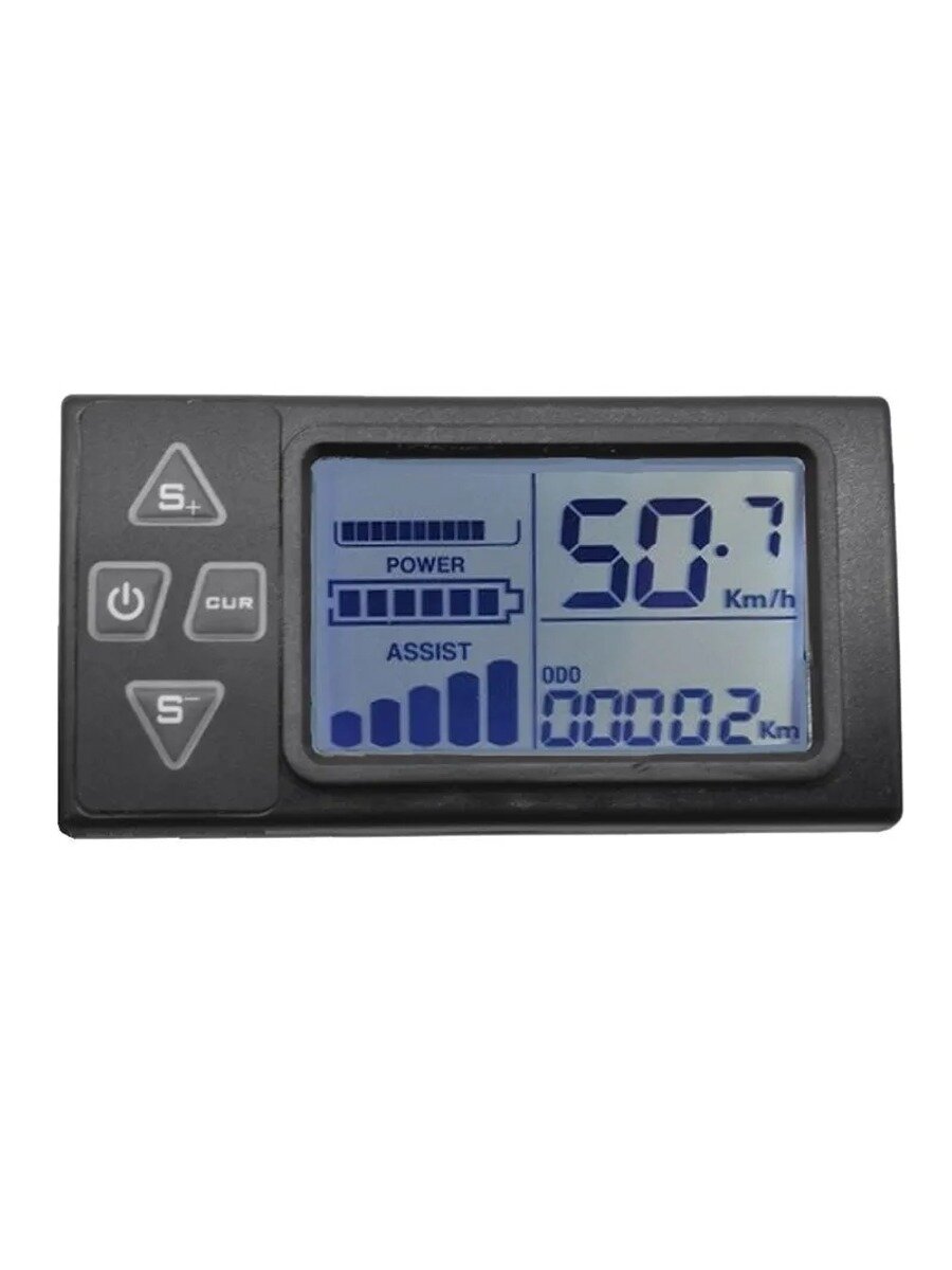 24V/36V/48V S861 LCD Ebike Display Dashboard для электрического велосипеда Панель управления контроллером BLDC (5PIN)