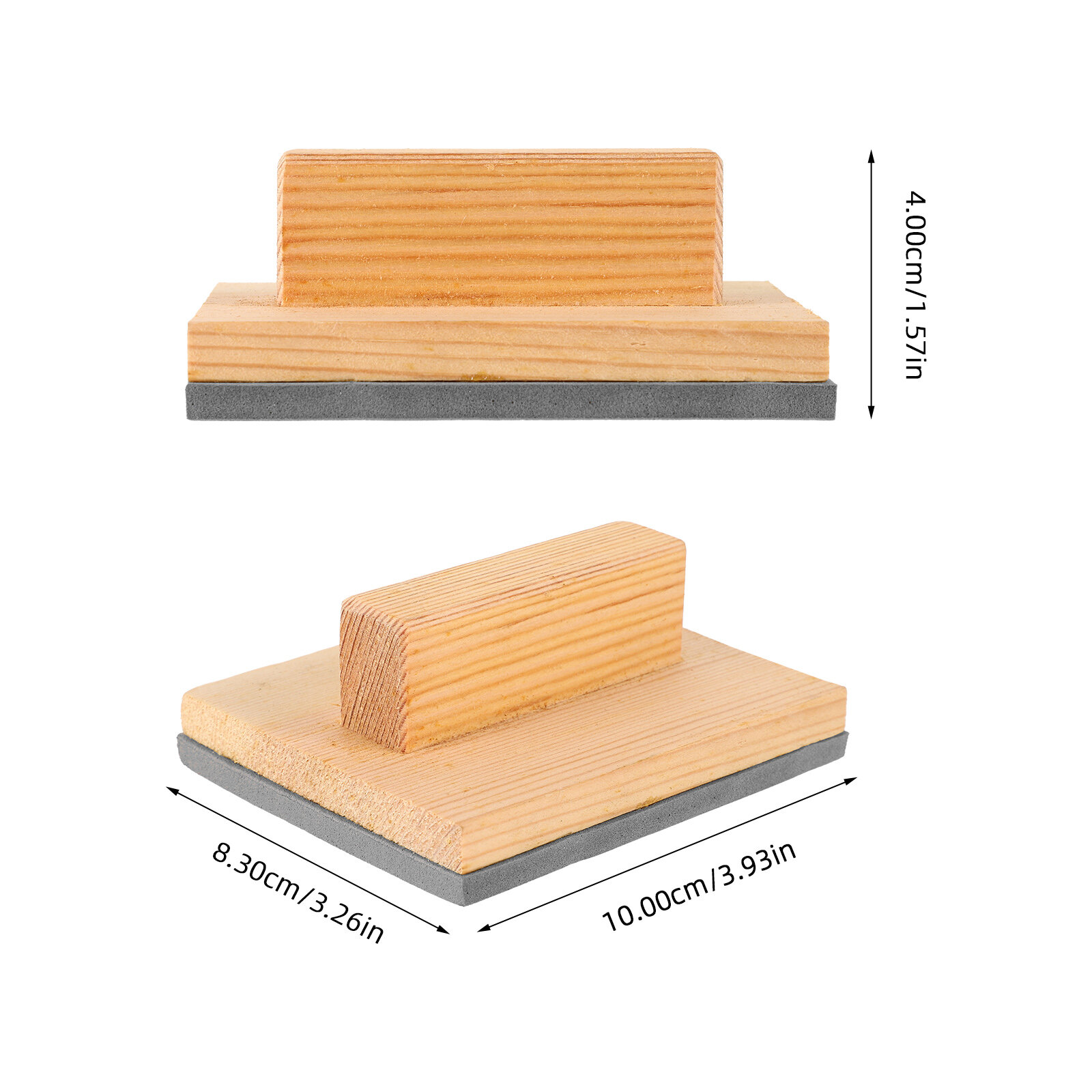 Многофункциональный Губка Для Рисования С Деревянной Ручкой 10.00X8.30X4.00Cm