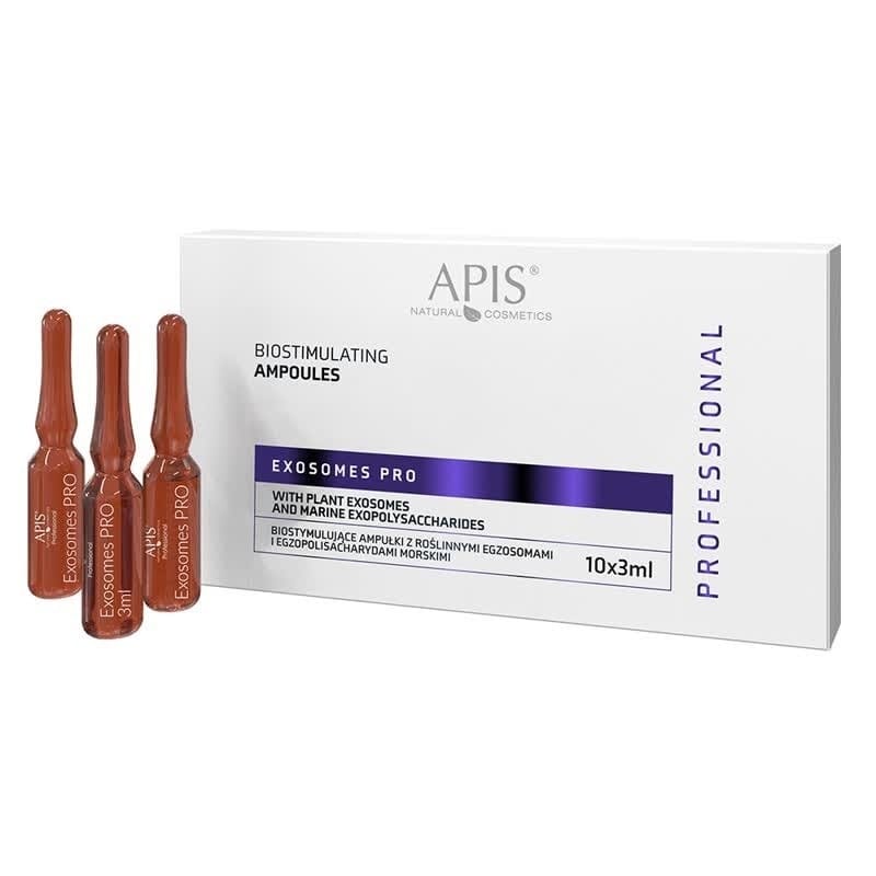 Сыворотка для ухода за кожей Apis Exosomes Pro, биостимулирующие ампулы с растительными экзосомами, 10x 3 мл