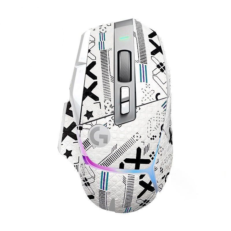 Грипсы для Logitech G502X Wireless HERO противоскользящими наклейками
