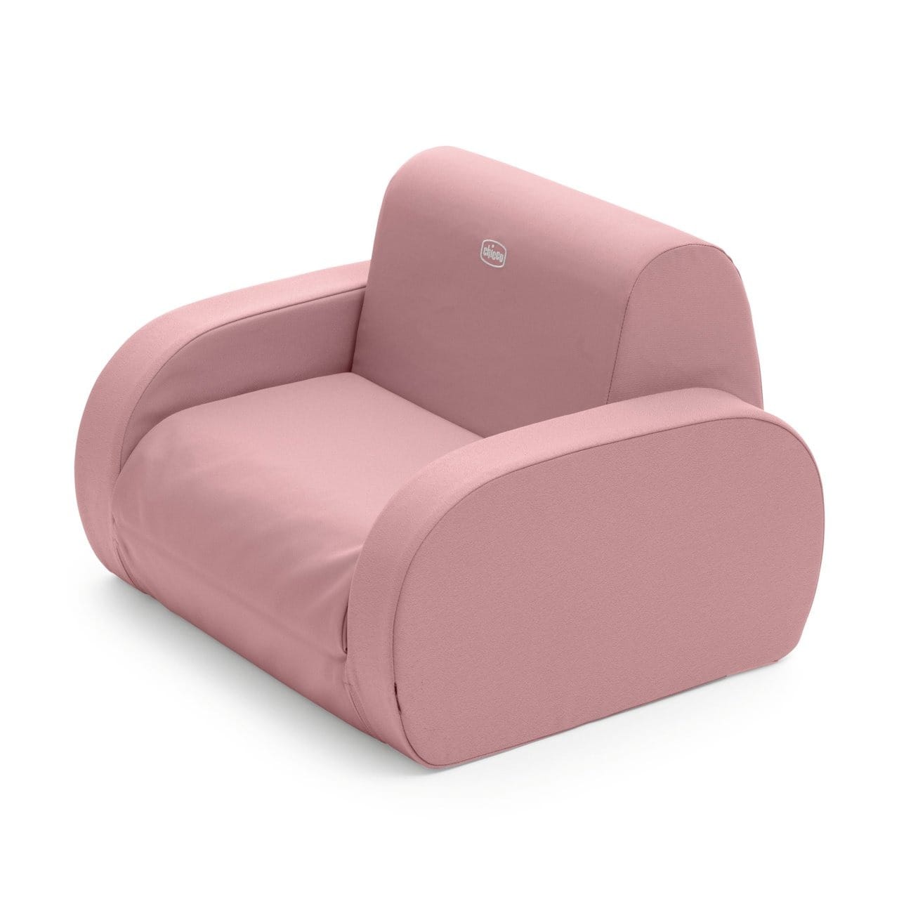 Бескаркасный пуф Chicco Twist, кресло 3в1, dusty pink, розовый