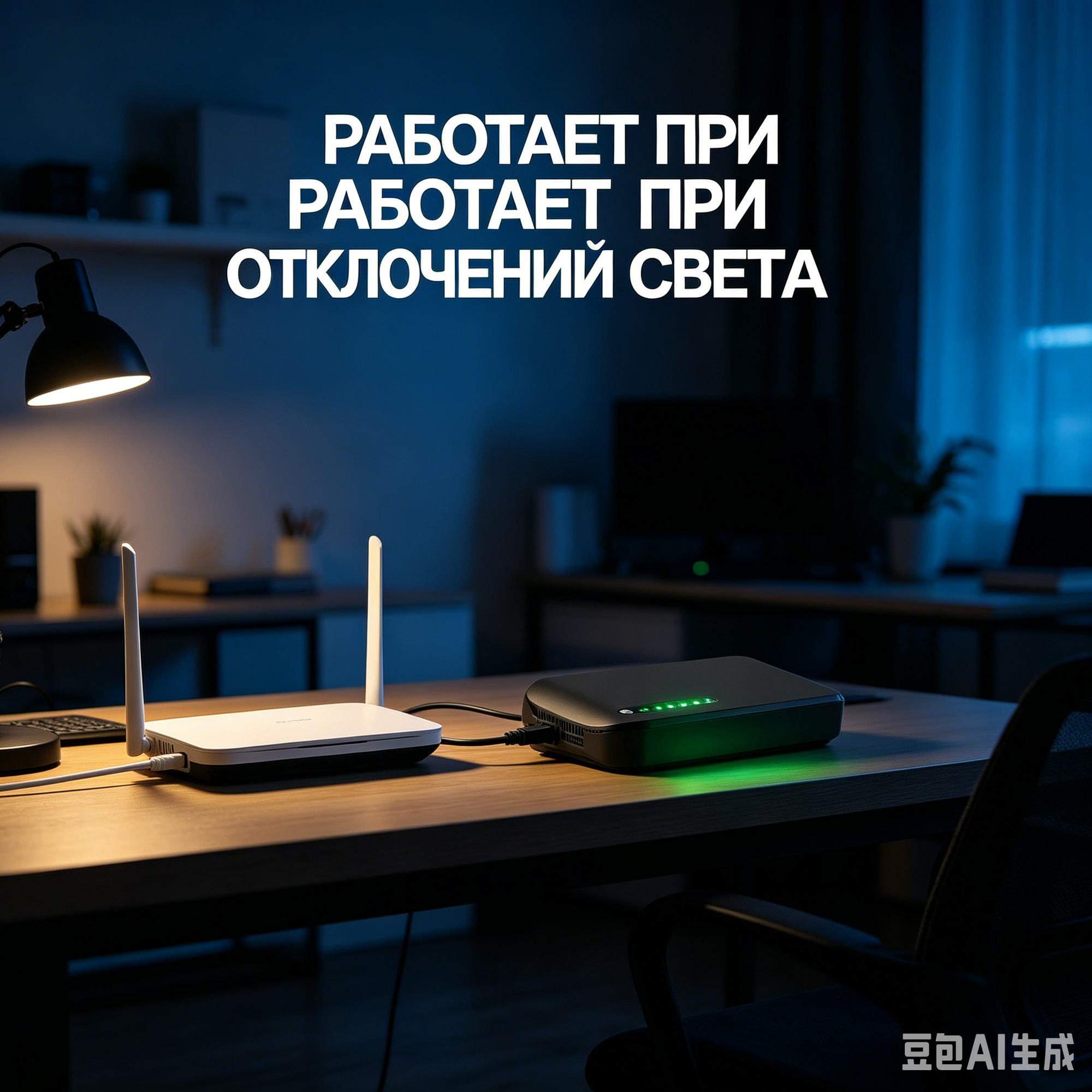 ИБП для роутера 20000 mAh, мини UPS 12В 9В 5В 24В, USB-C PoE, бесперебойник для модема и сети