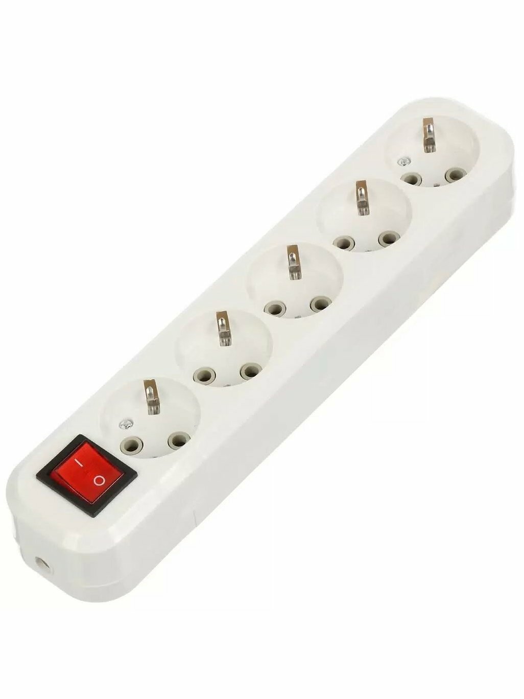 Колодка розеточная General Lighting Systems Easy GSB-16-5-G-S-IP20, 5 гнезд, 16 А, заземление, выключатель