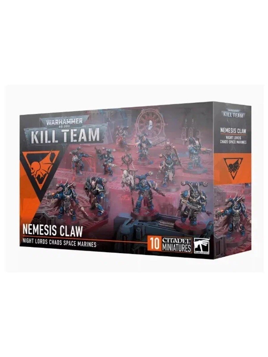 Набор Kill Team: Nemesis Claw тактическая игра Warhammer 40,000, миниатюры космодесанта для сборки и покраски