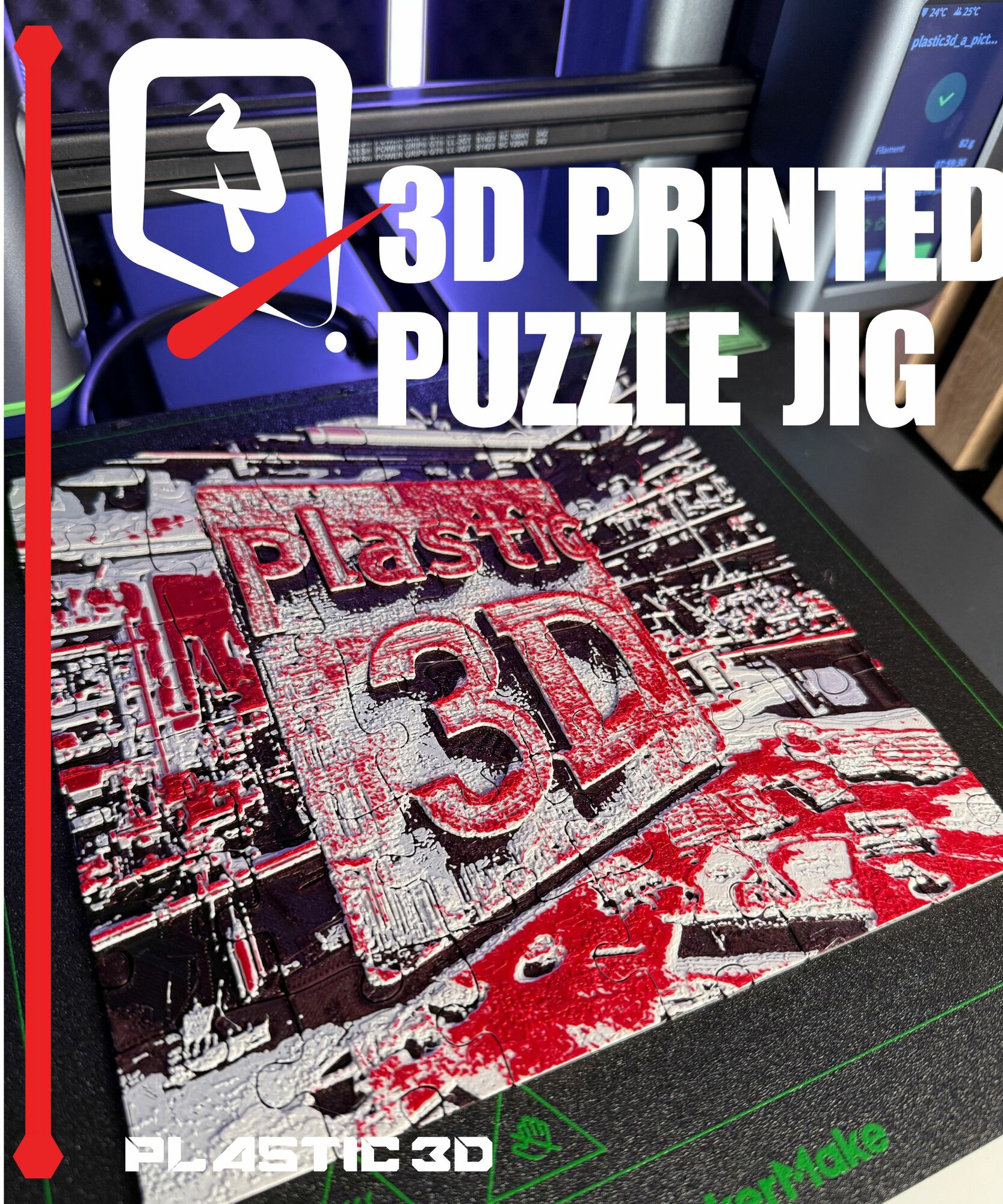 3D-пазл сборный геометрический, PLA, 3D-печать, арт. PZ-PUZ-PR-1147471