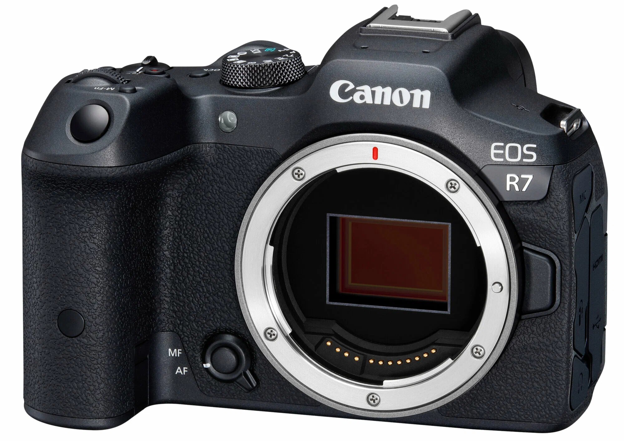 Фотоаппарат Canon EOS R7 body, беззеркальный, APS-C 32,5 Мп, серия 30 кадр/с, 4K