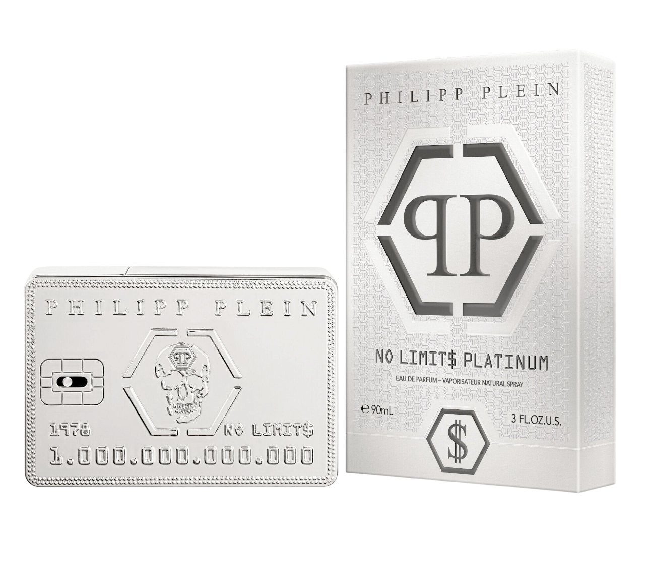 Парфюм мужской Philipp Plein No Limits Platinum 90 мл / Филипп Плейн Но Лимитс
