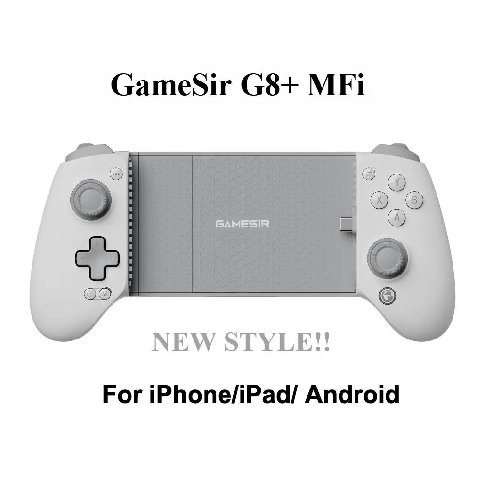 GameSir G8+ MFi Игровой контроллер Gamepad с эффектом Холла подходит для проводных мобильных телефонов Type-C для iPhone, iPad и Android, а также для джойстика с эффектом Холла.
