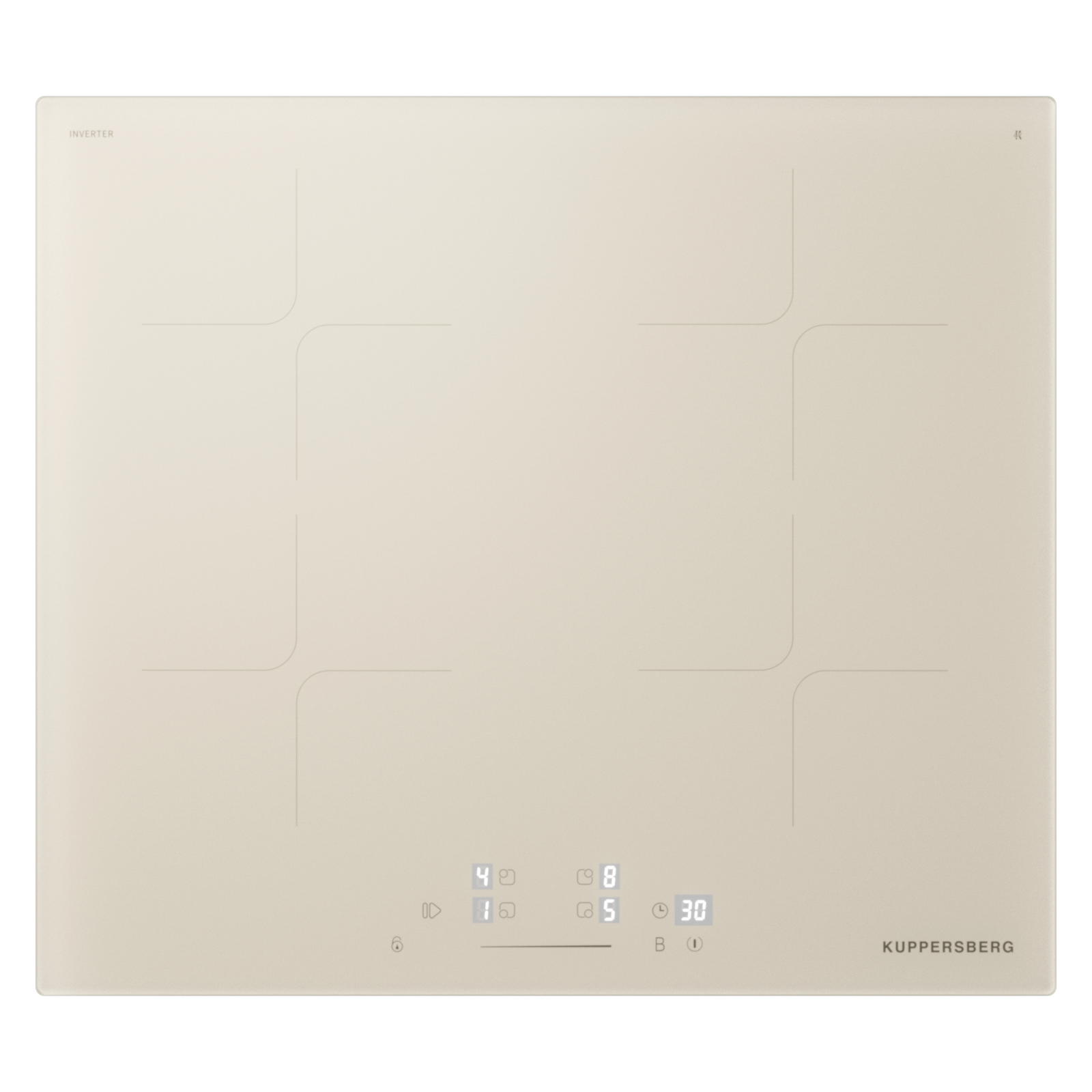Варочная панель Kuppersberg ICI 606 BEG, индукционная, 4 конфорки, встраиваемая (Модификация 2026)