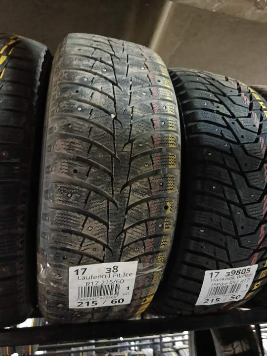 Зимние шины шипованные Laufenn I Fit Ice LW 71 215/60 R17 40% износ