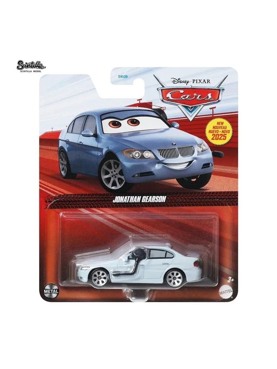 Машинка #MATTEL Cars Lightning McQueen Литой под давлением автомобильной модели