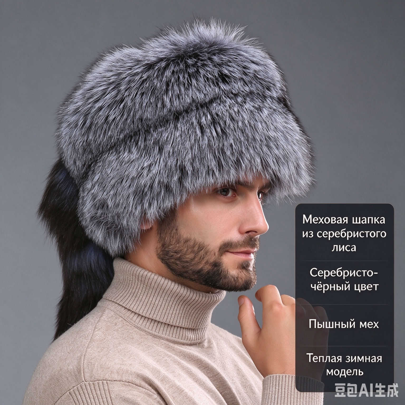 Шапка-ушанка для мужчин и женщин