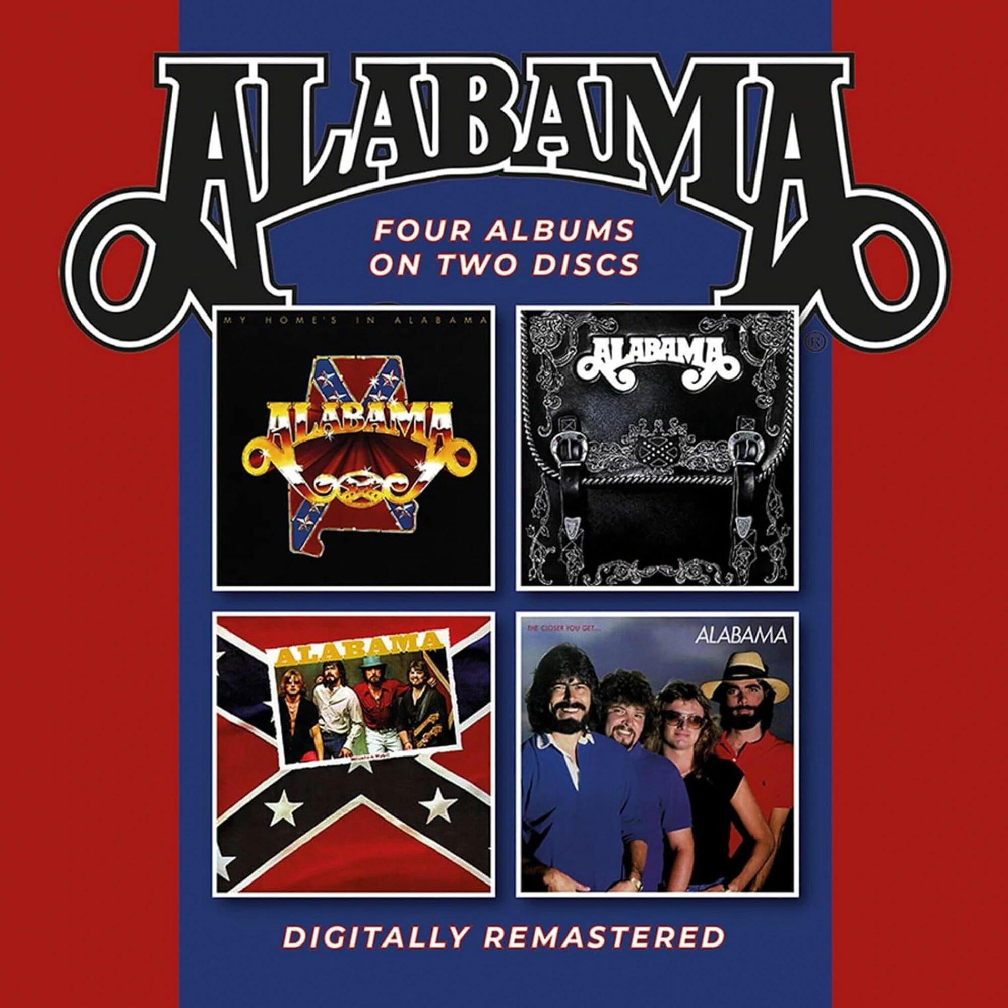 Музыкальный диск Alabama - My Home's In Alabama/ Feels So Right/ Mountain Music/ The Closer You Get (2CD) 2023, Jewel