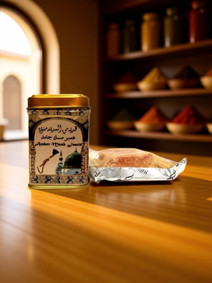 Hemani Сухие духи Amber Musk Jamid / Амбра муск джамид, 25 г