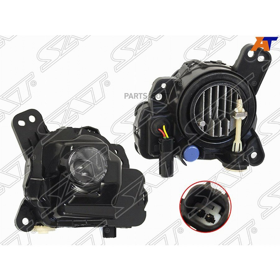 Фара противотуманная (Справа/ LED) Mazda CX-5 11-17 / CX-3 14- от официального дистрибьютора, SAT, артикул ST2162040R