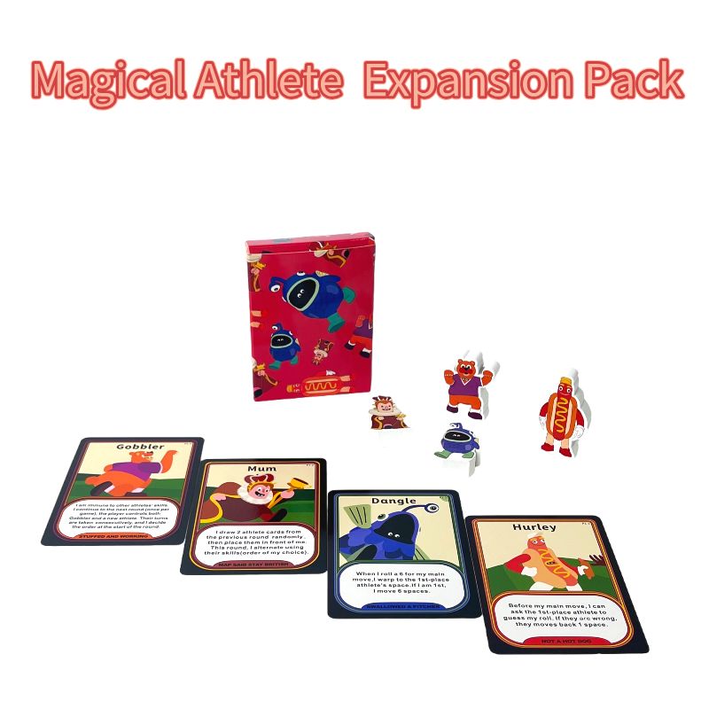 Настольная игра "Magical Athlete", стратегия, соревнования, веселые персонажи, игра для вечеринок, семейные посиделки, праздничный подарок, подарок ко дню рождения