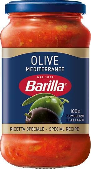 Упаковка из 6 штук Соус Barilla Томатный Оливковый с/б 400г