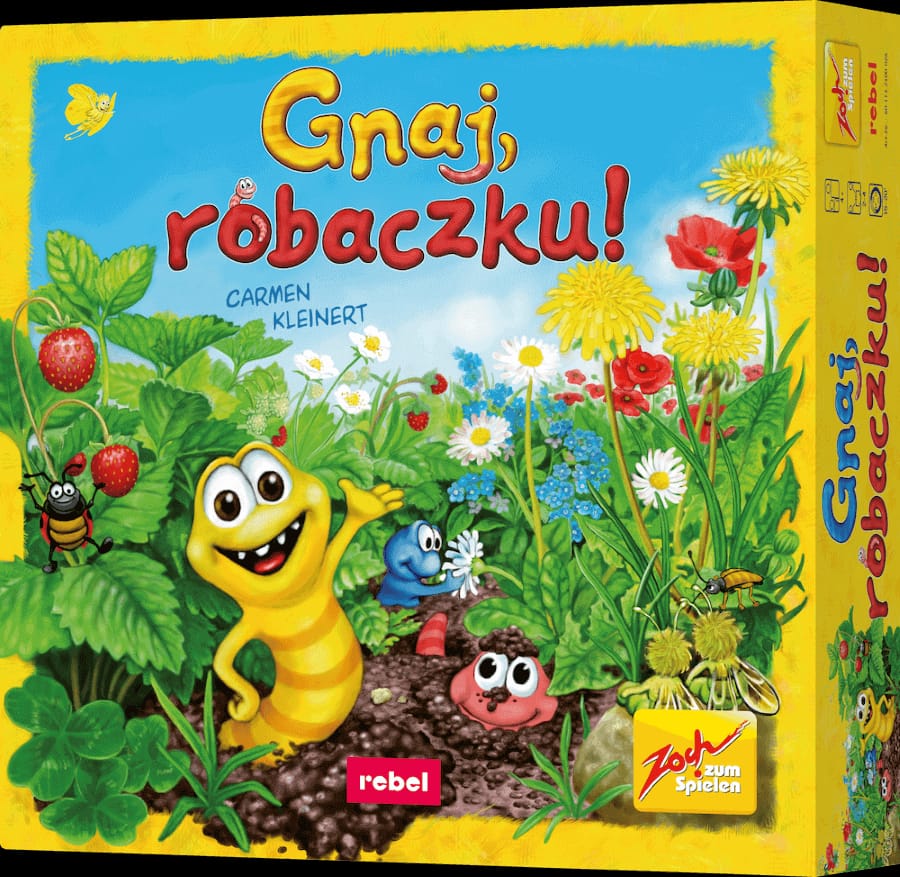 Настольная игра Rebel "Вперёд, червячок!" семейная игра для детей