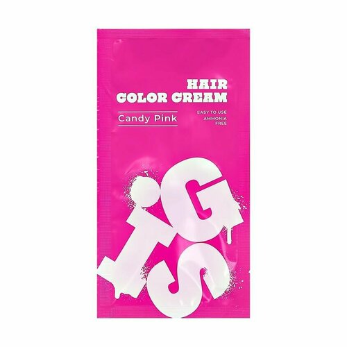 Крем тонирующий для окрашивания волос GIS Candy Pink 35 г