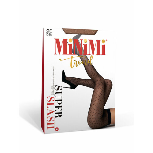 Колготки MiNiMi Колготки женские MiNiMi Mini SLASH 20, 20 den, с ластовицей, размер 3, бежевый