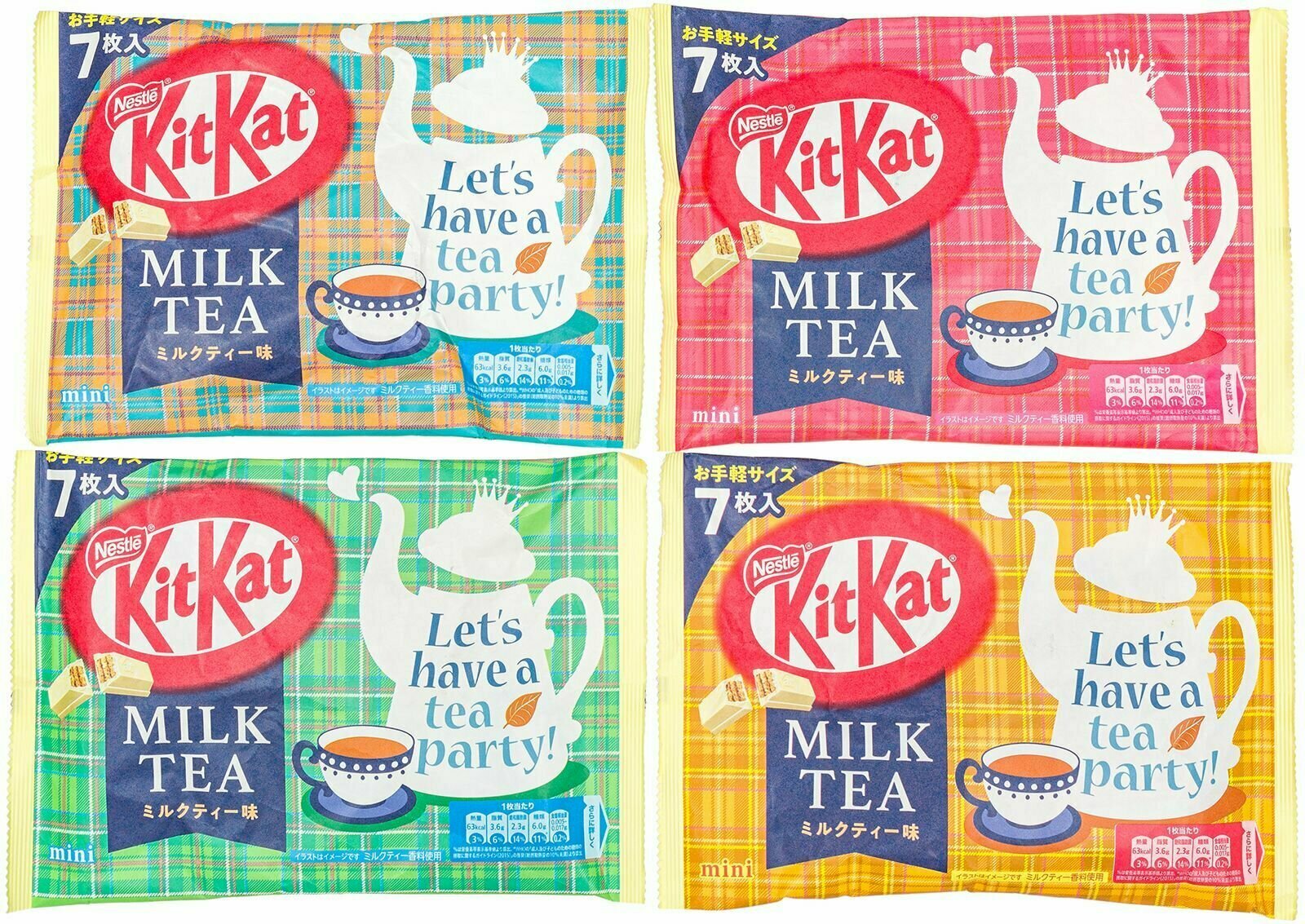 Японский Kit Kat со вкусом молочного чая (4 штуки в наборе), Nestle JAPAN CO, Япония - фотография № 1