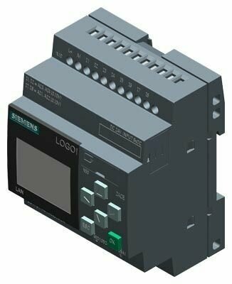 SIEMENS LOGO! 24CE, логический модуль с дисплеем, В24 В транз-ные, 8 DI 4AI 4 DQ 6ED1052-1CC08-0BA1 — фото 2