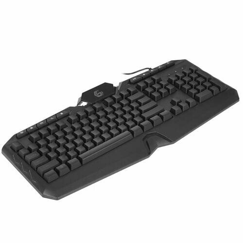 Клавиатура Gembird с подсветкой, USB, черный, 114 кл., м/медиа, Rainbow, кабель 1.5м - фото №10