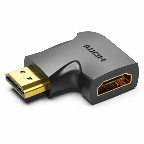 Адаптер-переходник Vention HDMI v2.0 19M/19F угол 270 (AIQB0) переходник mini hdmi hdmi 19m 19f