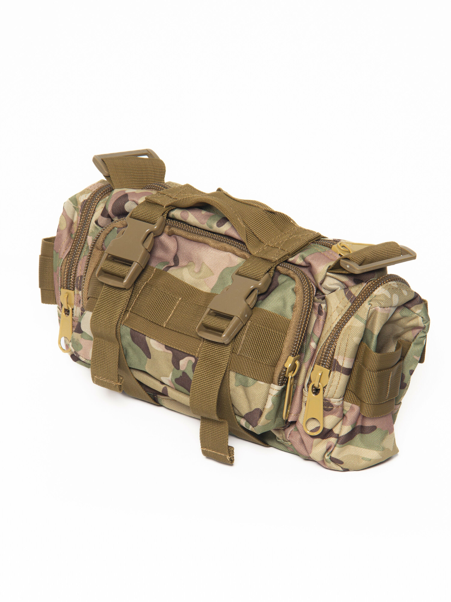 Рюкзак тактический камуфляжный 55 литров походный для охоты и рыбалки цвет: Мультикам