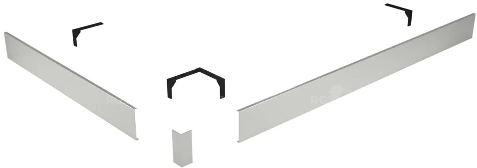 Панель для поддона 120x80 см RGW Stone Tray N/ST-21W 50231582-01