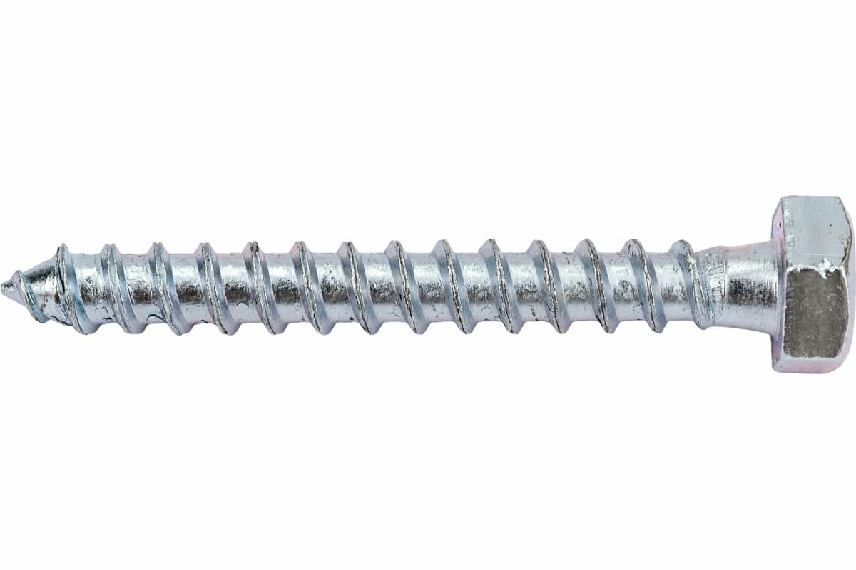 Сантехнический болт DIN 571 оцинкованный 8х60 25шт - коробка Tech-Krep 126555
