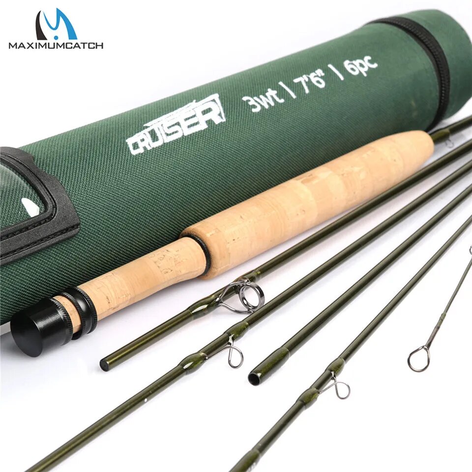 Maximumcatch Cruiser удочки для нахлыстовой рыбалки 6 шт, Rod Only, 8ft 4wt 6sec(243cm)