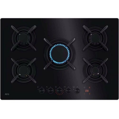 Газовая варочная поверхность AEG HKB75453NB черный 81709₽