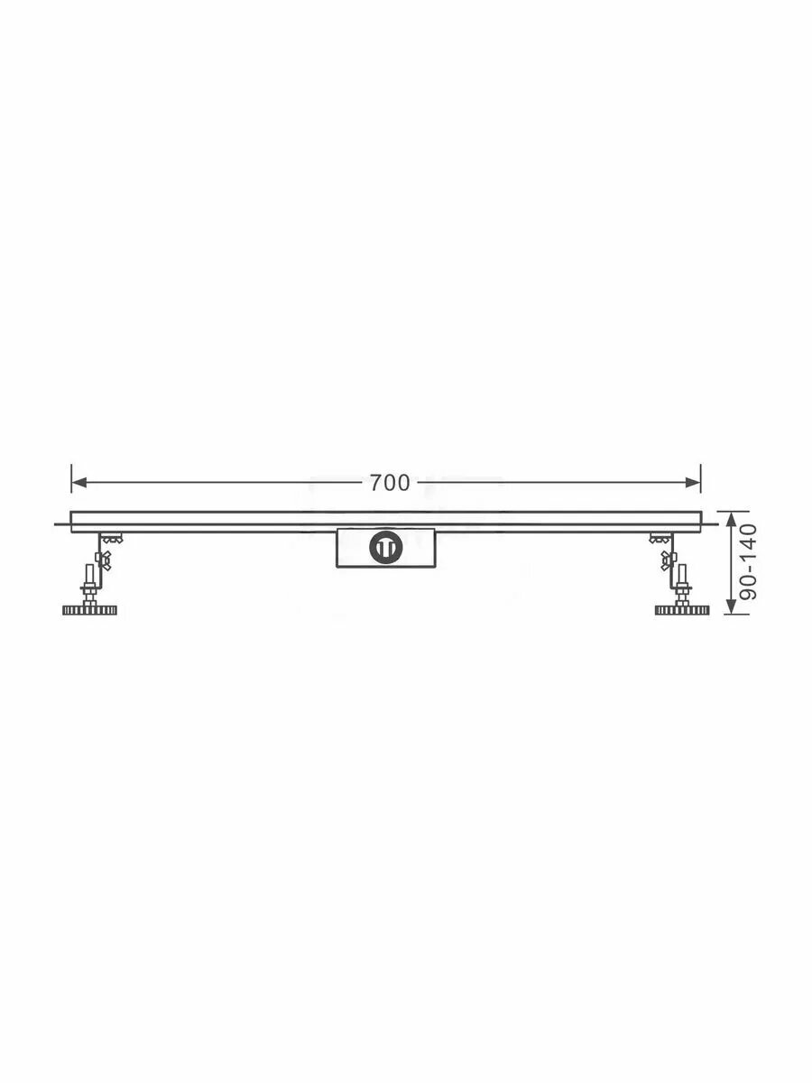 Трап для душа R652.70.05 с высоким уровнем пропускной способности и защитой от запахов — фото 1