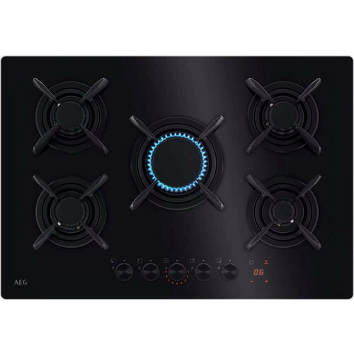 Газовая варочная поверхность AEG HKB75453NB черный 77790₽