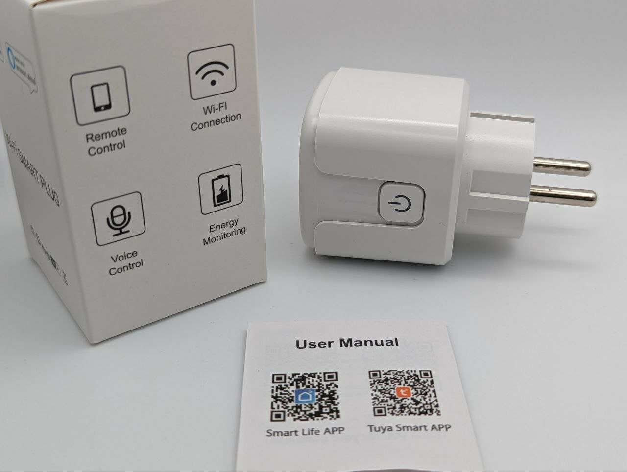 Умная Wi-Fi розетка Tuya Smart Life с ваттметром