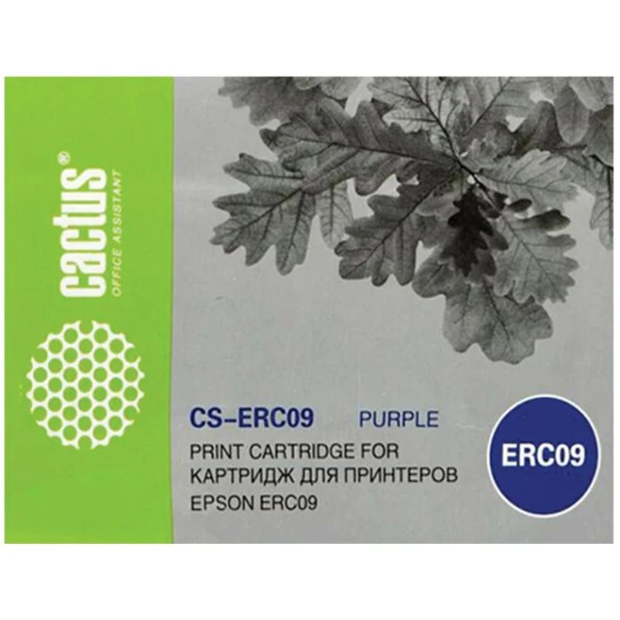 Картридж матричный CACTUS (CS-ERC09) для EPSON ERC09 пурпурный ресурс 220 тыс. знаков - 2 шт.